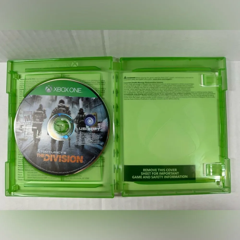 Tom Clancy's The Division Microsoft Xbox One 2016 No Manual Tactical Game